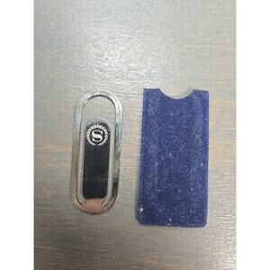 Metal Bookmark or Paper Money Clip-Sheraton Logo - 6g- Silver Colored